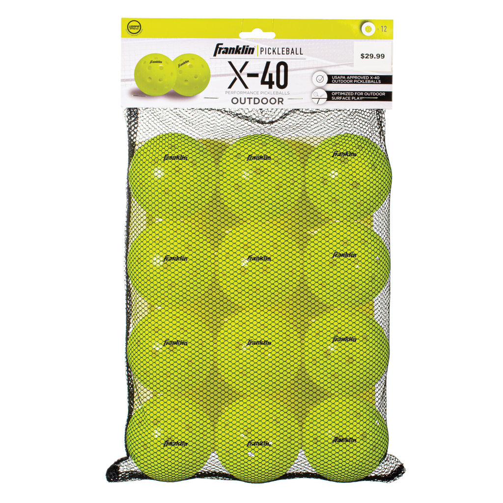 Franklin Outdoor X-40 Pickleball - Mesh Bag (12)