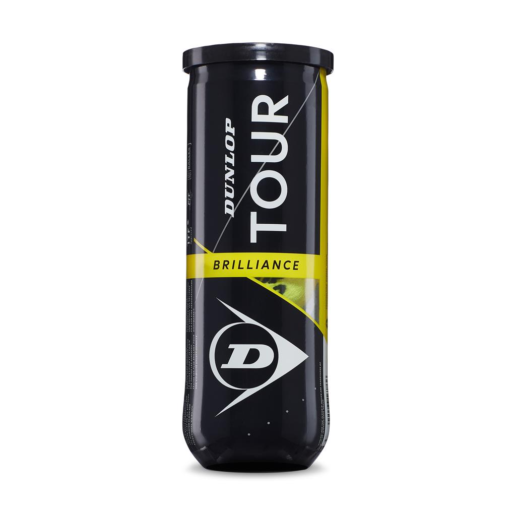 Dunlop Tour Brilliance 3 Ball Tube