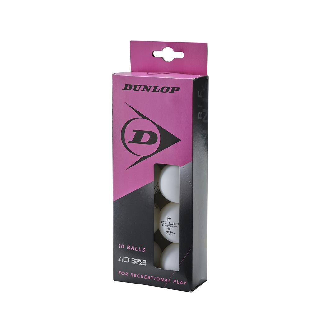 Dunlop 40+ Table Tennis Balls (10)