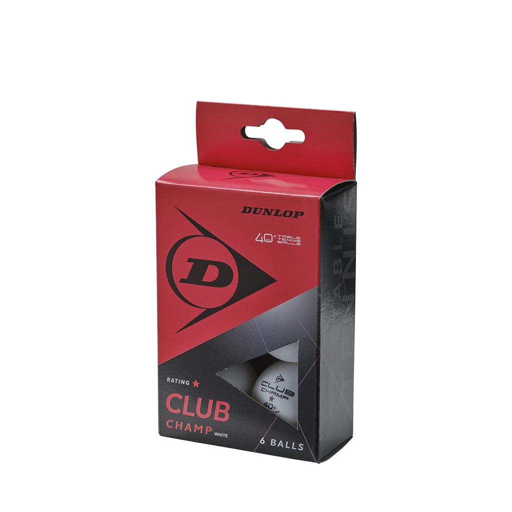 Dunlop 40+ Club Champ Table Tennis Ball (6)