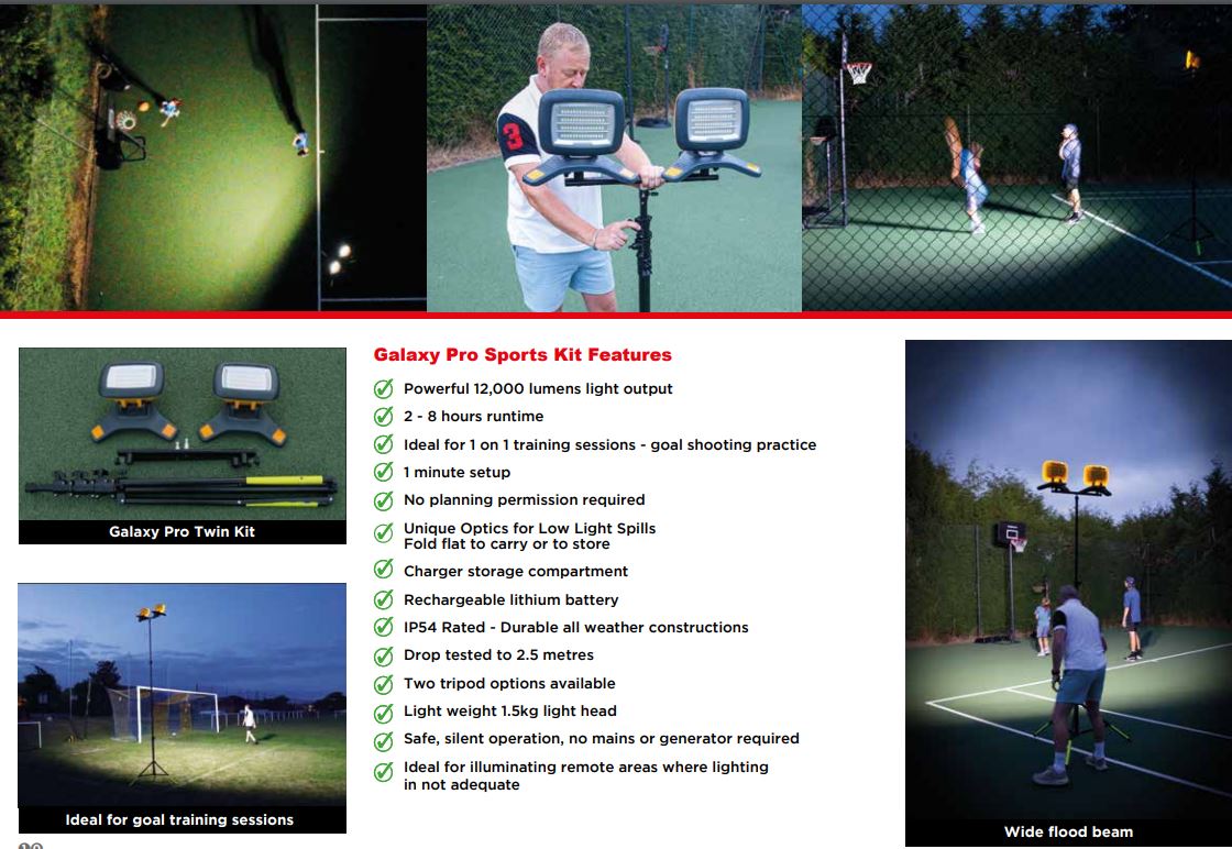 Galaxy Pro Twin Portable Floodlights