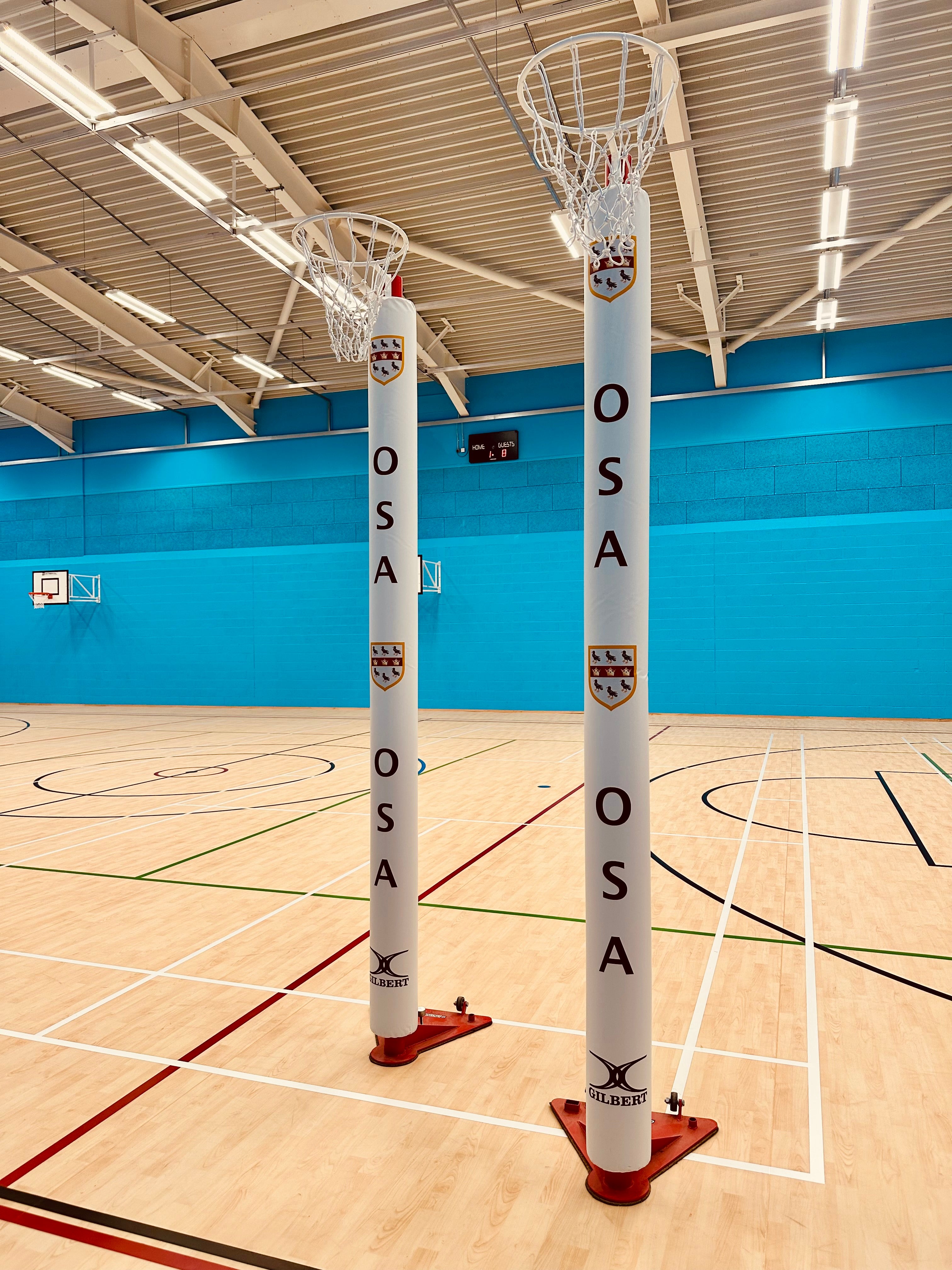 Gilbert Custom Printed Netball Post Protectors (Pair)