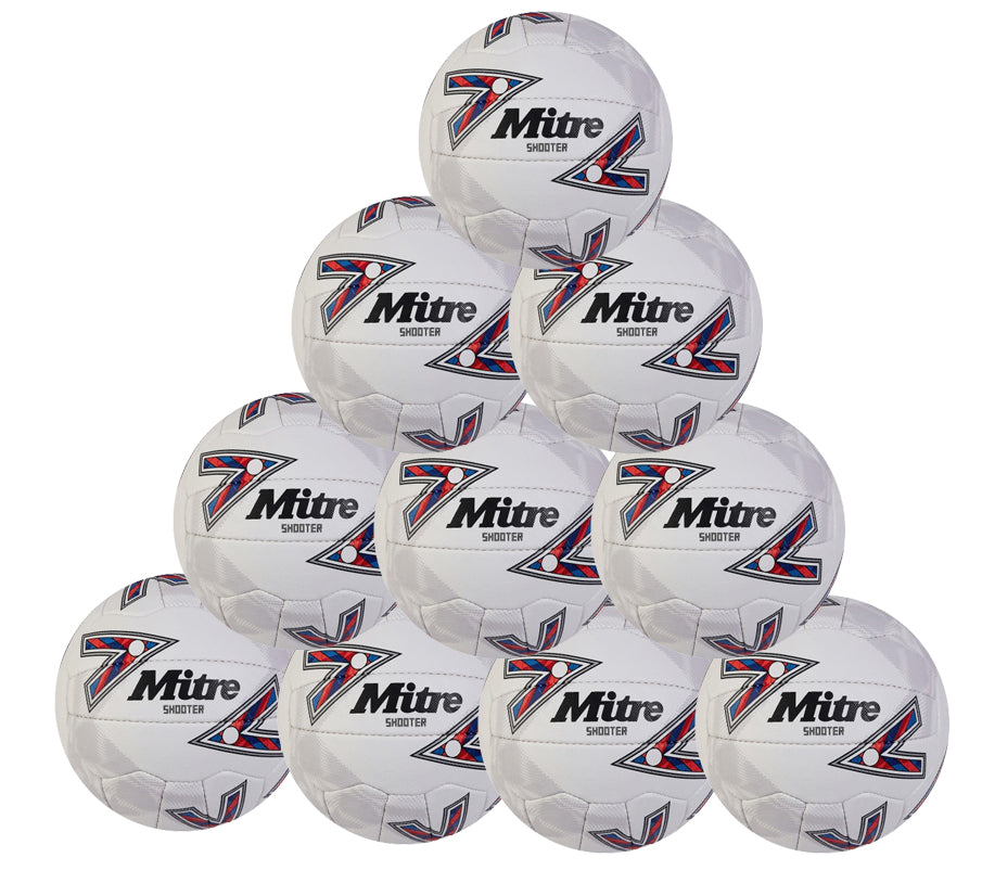 Mitre Shooter Netball (Ten Pack)