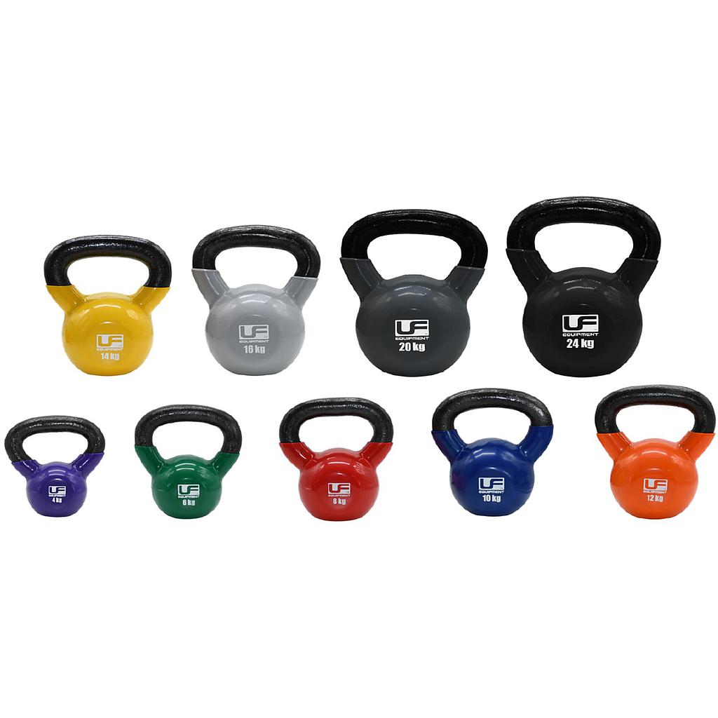 Urban Fitness Vinyl Coated Cast Iron Kettlebell