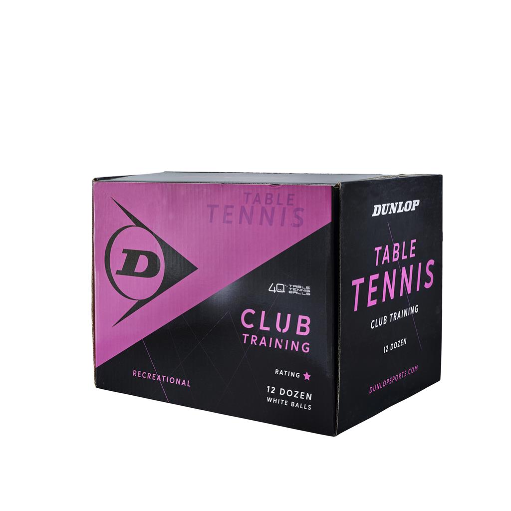 Dunlop Club Table Tennis Training Balls (144)