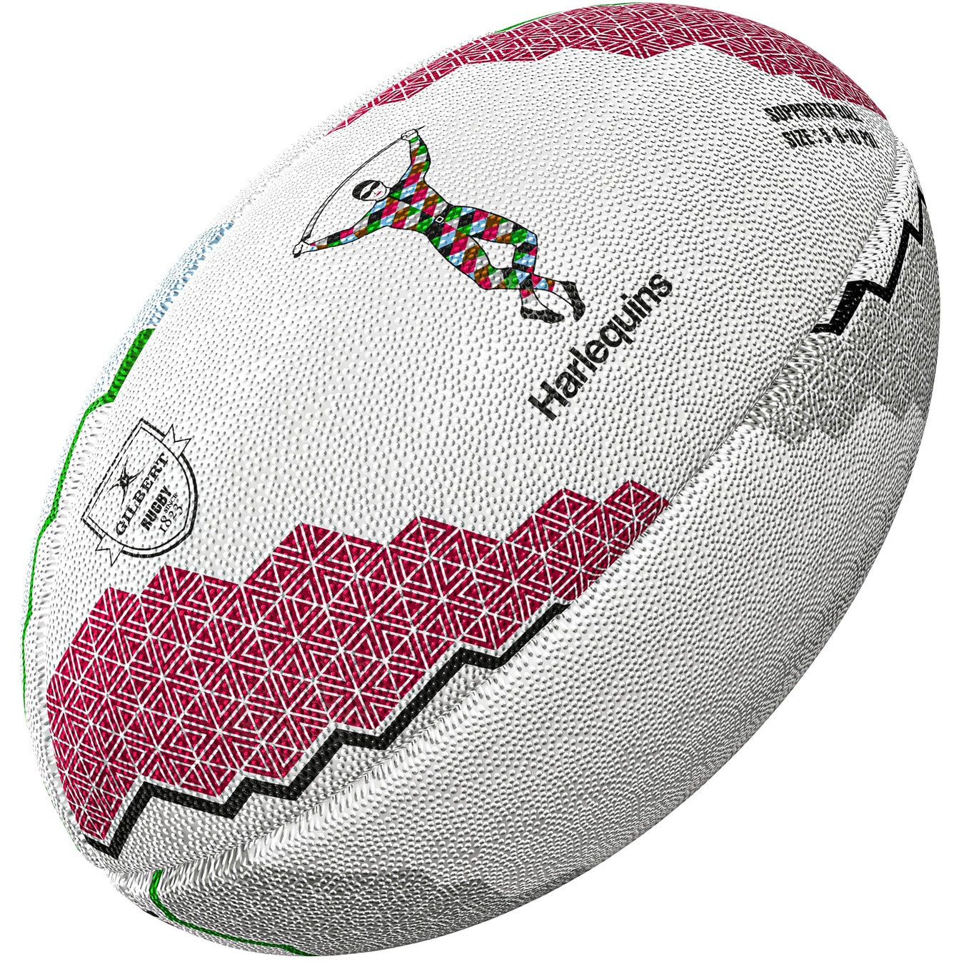 Gilbert Harlequins Supporter Rugby Ball