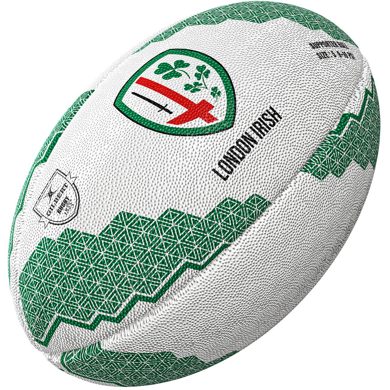 Gilbert London Irish Supporter Rugby Ball