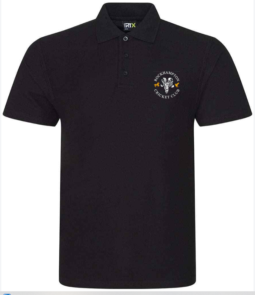 Rockhampton CC RTX Senior Polo Shirt — Martin Berrill Sports