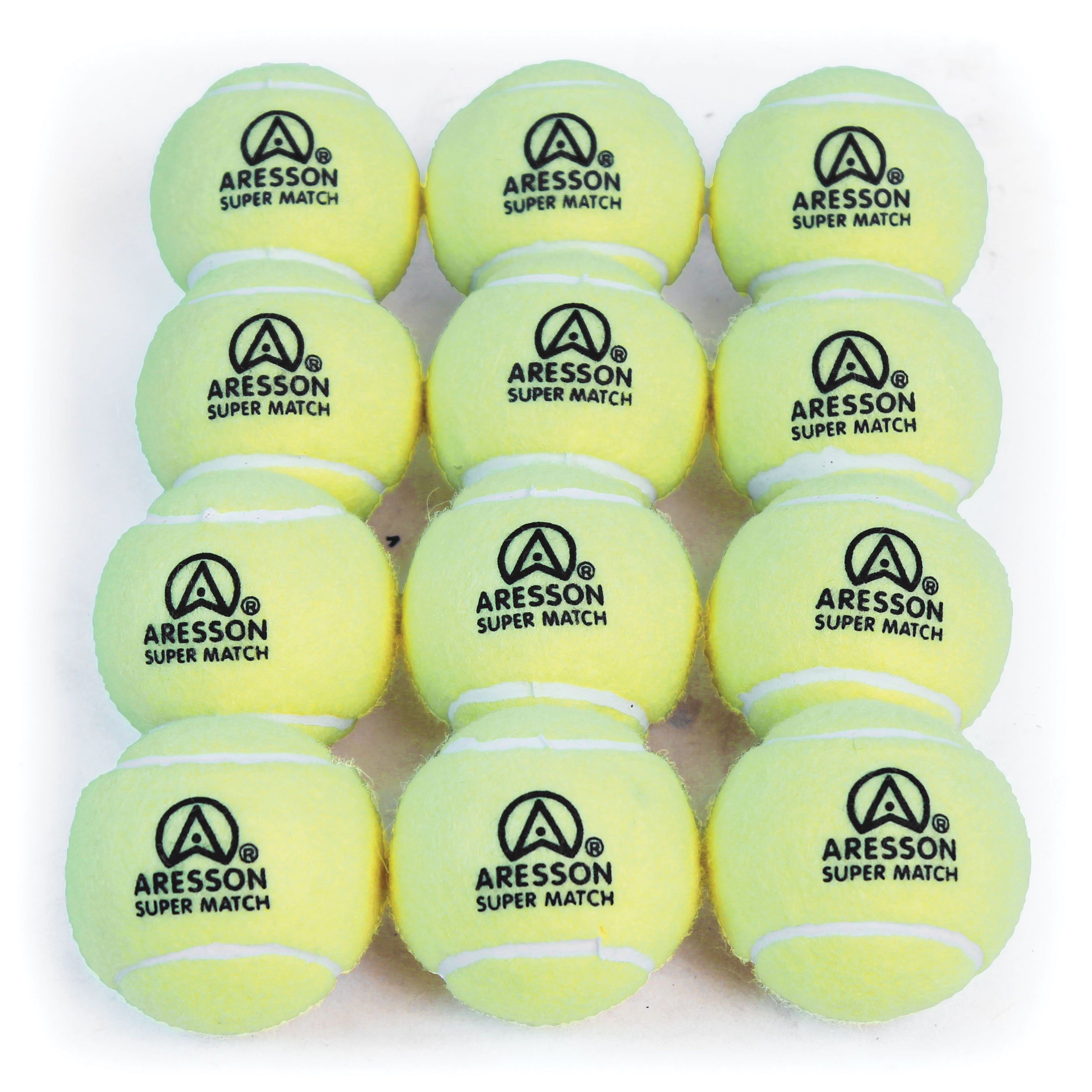 ARESSON SUPER MATCH TENNIS BALL - 12 pack