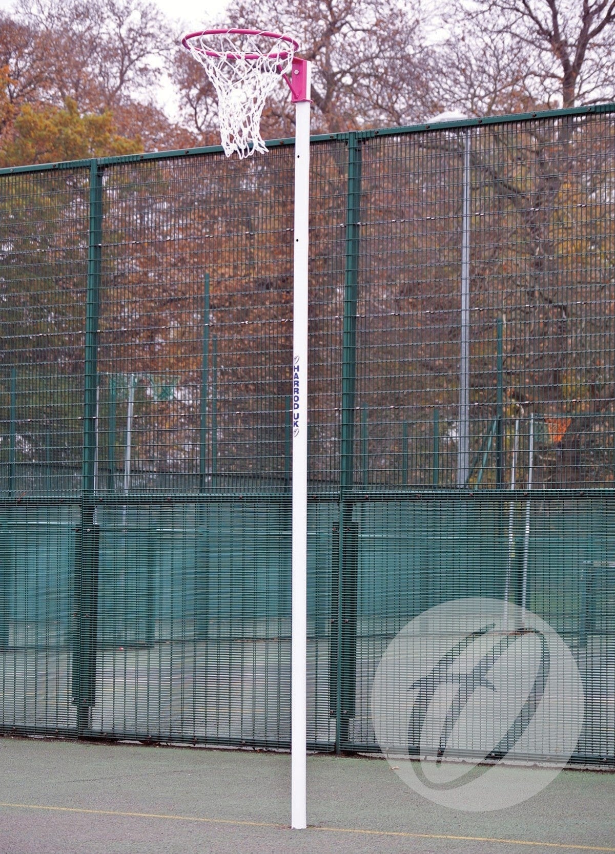 Pink Netball Posts - C/W Locking Sockets