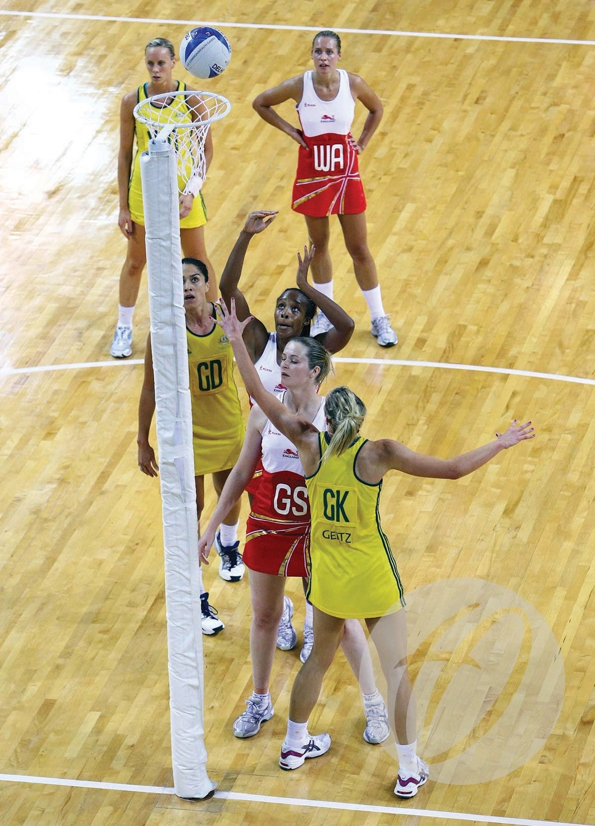 Sprung Floor Socketed International Netball Posts